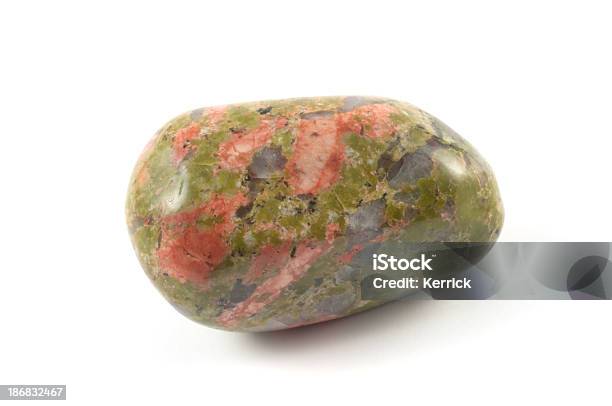 Unakite Epidote Hälfte Wertvolle Stone Garantiert Authentische Stockfoto und mehr Bilder von Alternative Medizin