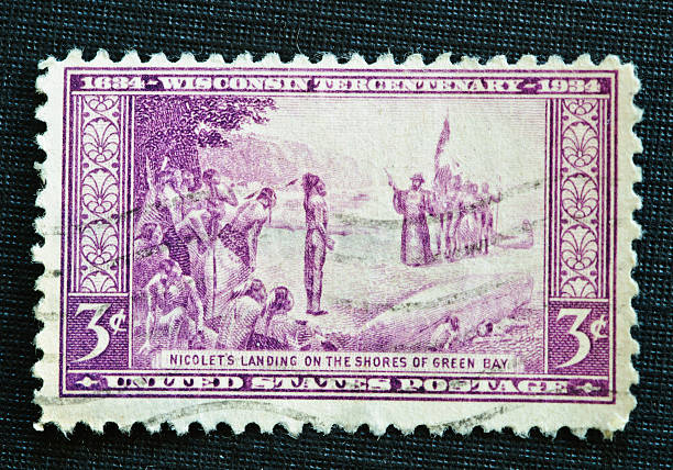 istock Wisconsin Tercentenary 1934 stamp 186833104