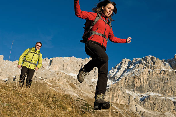 istock Hiking in nature with fun 186833396