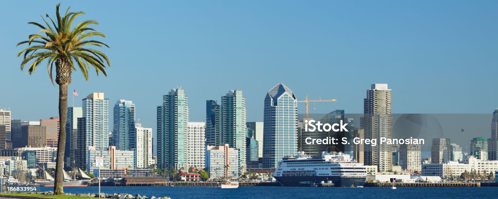 Skyline de San Diego - Royalty-free Arquitetura Foto de stock