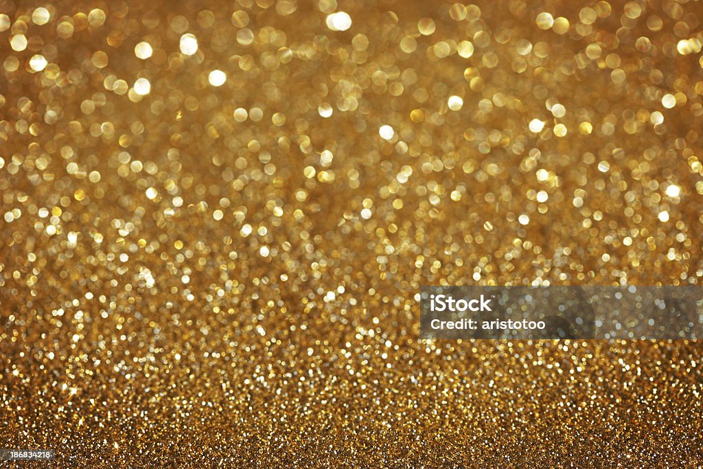 Fundo de Natal de Glitter dourado - Royalty-free Comemoração - Conceito Foto de stock