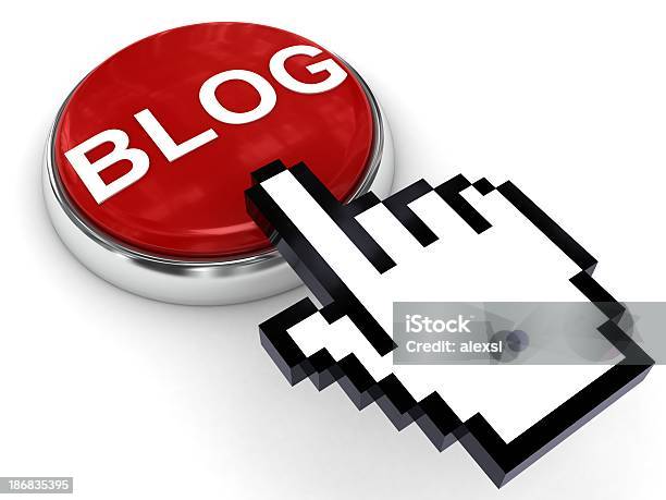 Blog De Internet Foto de stock y más banco de imágenes de Bloguear - Bloguear, Botón pulsador, Comunicación