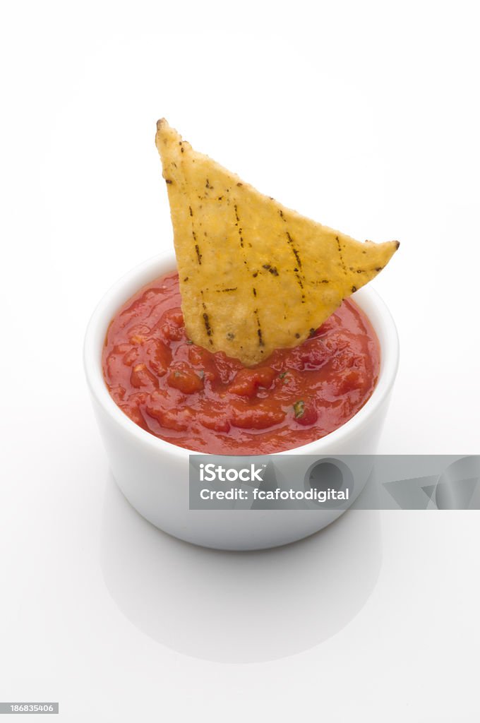 Mexicana Nacho y Salsa. - Foto de stock de Alimento libre de derechos