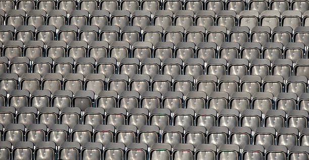 Stadio vuoto posti - foto stock