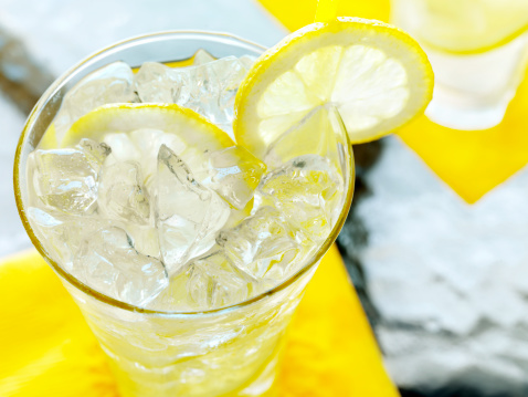 Lemonade on an Outdoor Patio  - Photographed on Hasselblad H3D2-39mb Camera