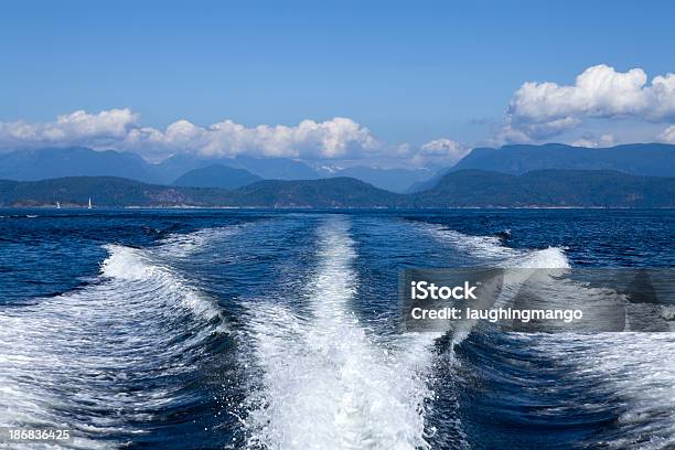 Barca Scia Andare In Motoscafo Yacht A Motore - Fotografie stock e altre immagini di Acqua - Acqua, Ambientazione esterna, Andare in motoscafo