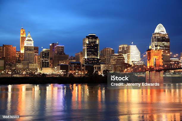 Skyline Von Cincinnati Ohio Stockfoto und mehr Bilder von Cincinnati - Cincinnati, Stadtsilhouette, Sonnenuntergang