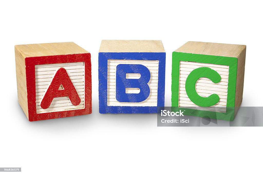 ABC ビルディングブロック - 積み木のロイヤリティフリーストックフォト
