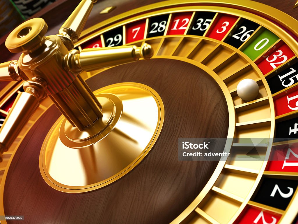 Roulette wheel "Roulette wheel, high resolution 3D render. Focus on the ball.Similar images:" Roulette Stock Photo