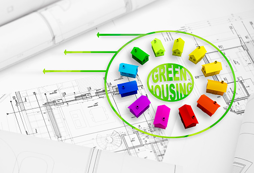 Green housing development and planning.