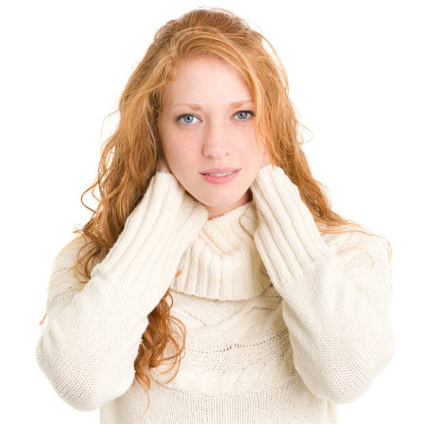 Portrait of a young woman on a white background. http://s3.amazonaws.com/drbimages/m/eb.jpg
