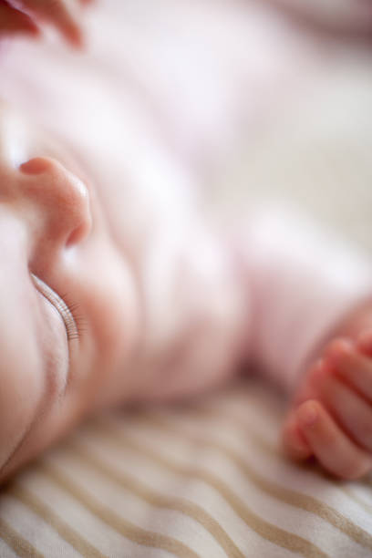istock Sleeping baby detail 186839102