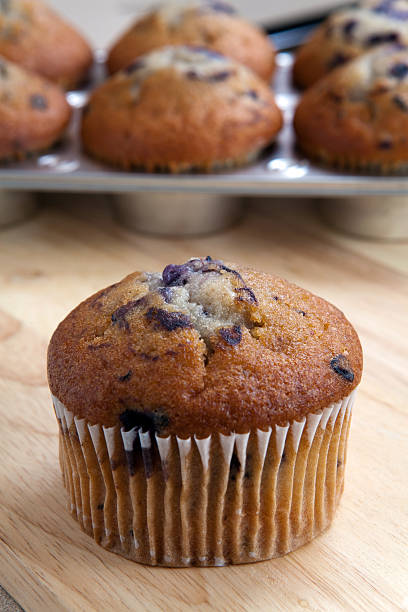 istock Blueberry Muffins in a Tray 186839271