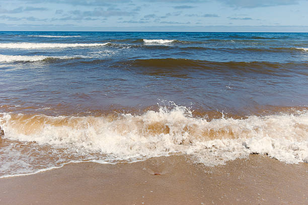 Seascape Cavendish Beach, Prince Edward Island National Park,PEI, Canada. cavendish beach stock pictures, royalty-free photos & images