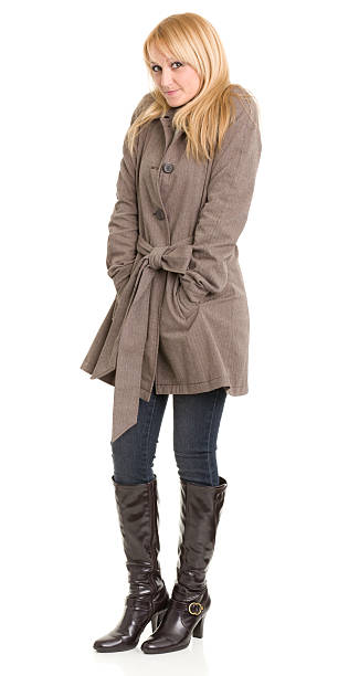 istock Woman In Coat Standing 186840199