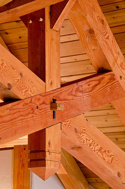 istock Close up of vaulted ceiling 186840654