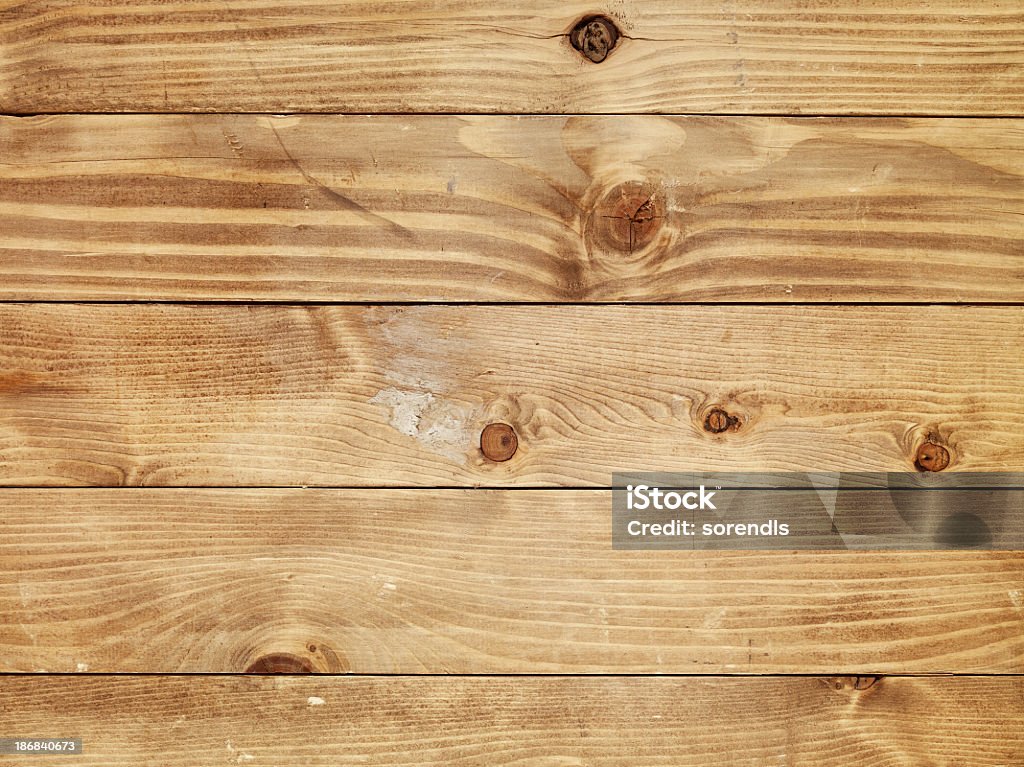 Vista aérea de la antigua mesa de madera marrón claro - Foto de stock de Madera - Material libre de derechos