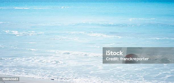 Blaue Meer Am Karibischen Strand Im Sommer Stockfoto und mehr Bilder von Bildhintergrund - Bildhintergrund, Blau, Farbbild