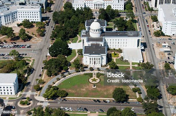 Alabama State Capitol Stock Photo - Download Image Now - Montgomery - Alabama, Aerial View, Alabama - US State