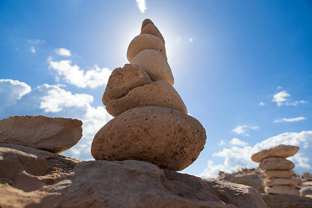 istock Stack of stones in Formentera 186841345