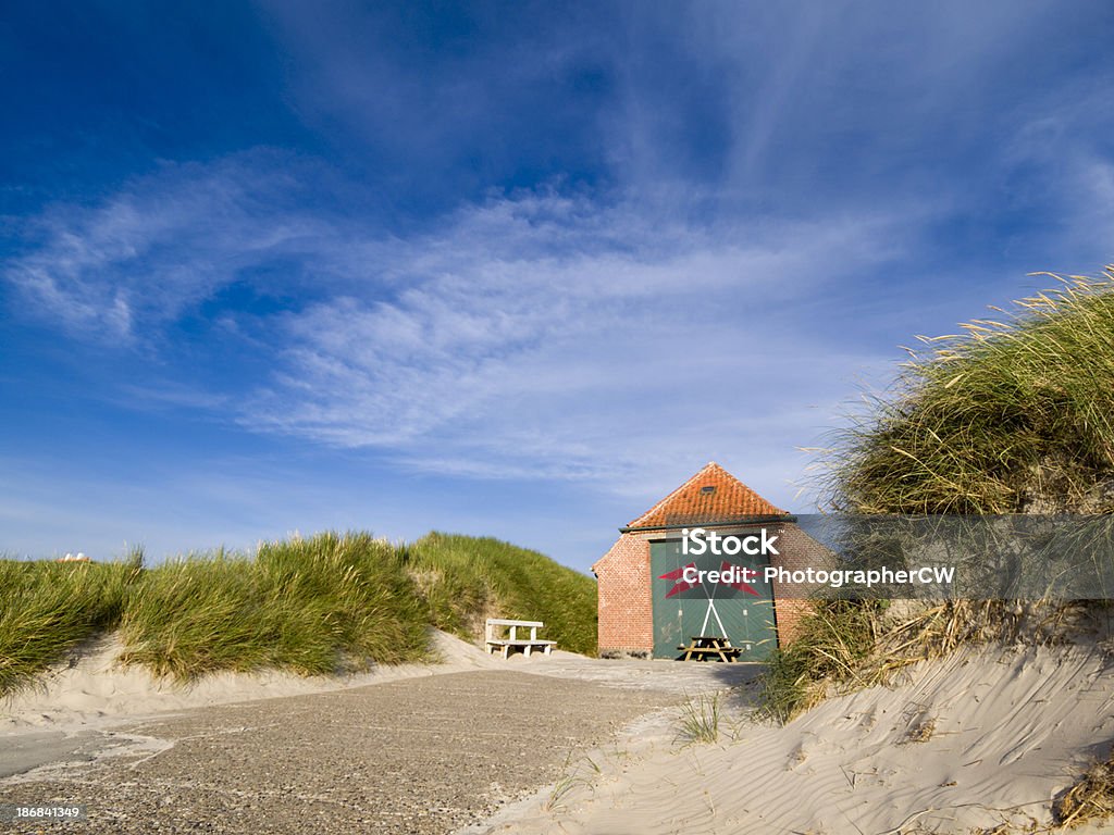 Estação de salva-vidas de praia Lokken - Royalty-free Ao Ar Livre Foto de stock