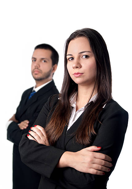 istock Business woman leader 186841942
