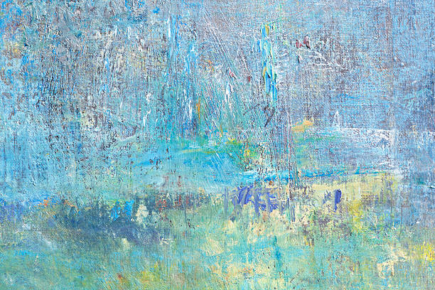 istock Abstract painted blue art backgrounds. 186841964