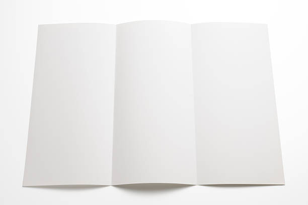 istock Isolated shot of blank booklet on white background 186842123