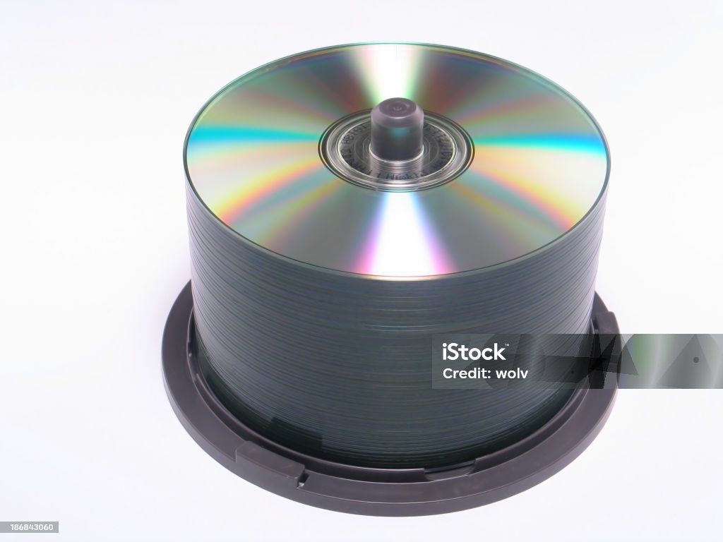 CD-Stack - Lizenzfrei Bunt - Farbton Stock-Foto