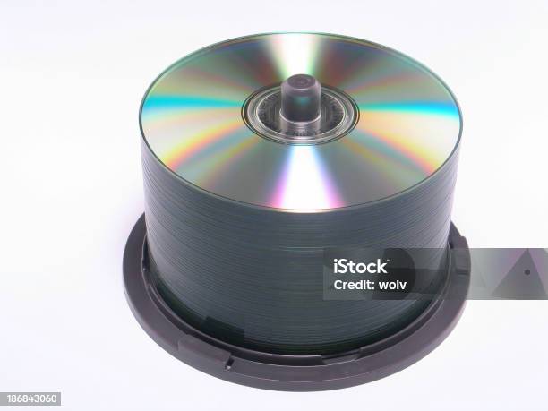 Cdstack Stockfoto und mehr Bilder von Bunt - Farbton - Bunt - Farbton, Bytes, CD