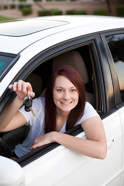 istock Girl in car. 186843284