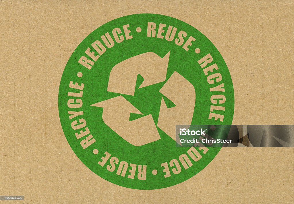 Ridurre riutilizzo riciclare - Foto stock royalty-free di Riciclaggio