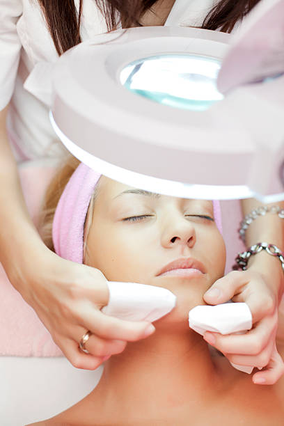istock Facial care against acnes 186843608