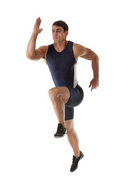 istock Male athlete running 186843780