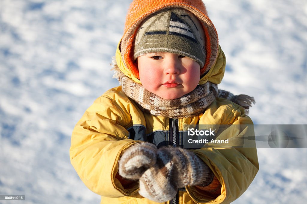 Inverno de retrato - Royalty-free Bebé Foto de stock