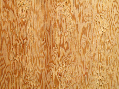 Plywood Background showing Grain and Texture.
