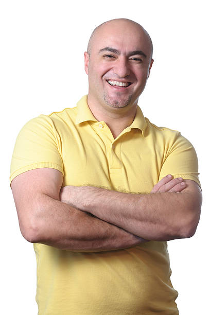 istock smiling man with arms crossed 186844474