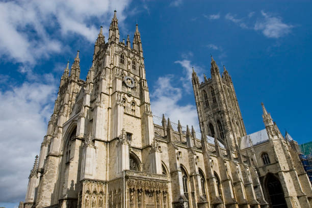 The well known and famous Canterbury Cathedral  Canterbury Cathedral canterbury england photos stock pictures, royalty-free photos & images