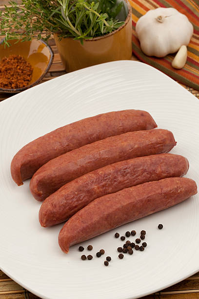 istock Studio photo of sausages ready to be cooked 186844948