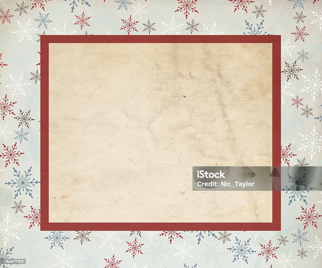 Sfondo di Natale con fiocchi di neve-XXXL - Foto stock royalty-free di Blu