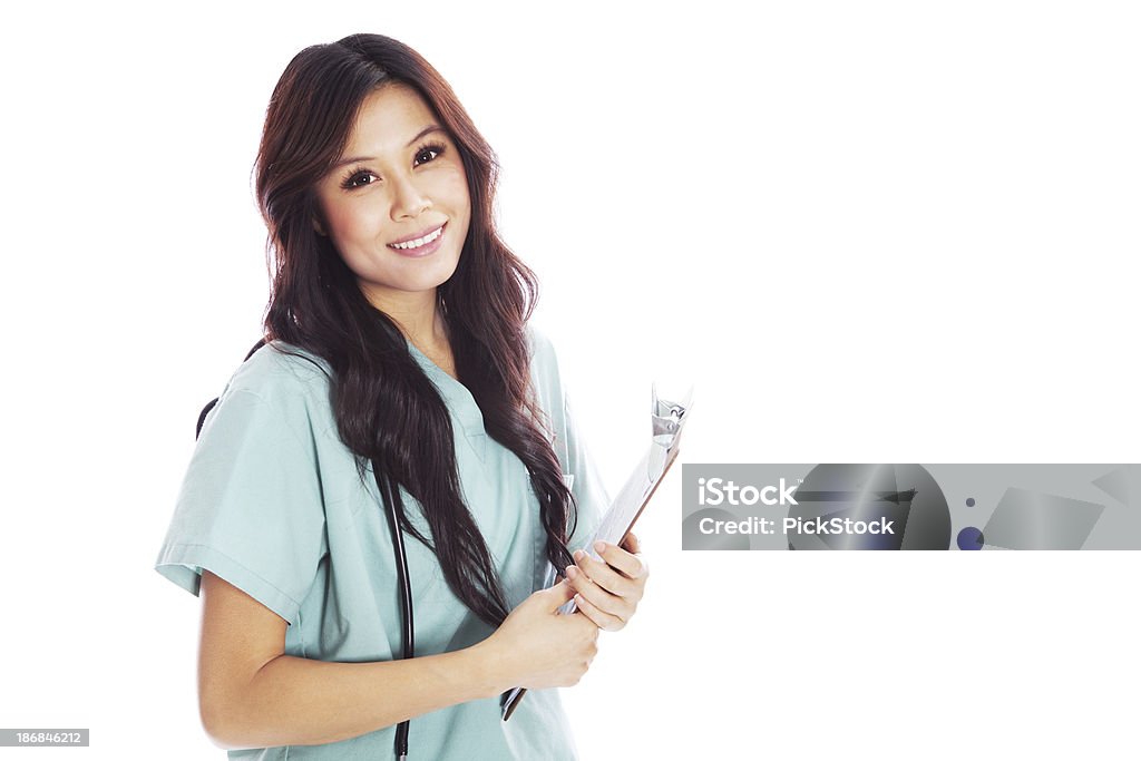 Asiatica infermiere - Foto stock royalty-free di Adulto