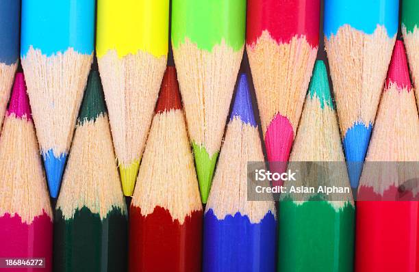 Colored Pencils Stock Photo - Download Image Now - Multi Colored, Education, Pencil