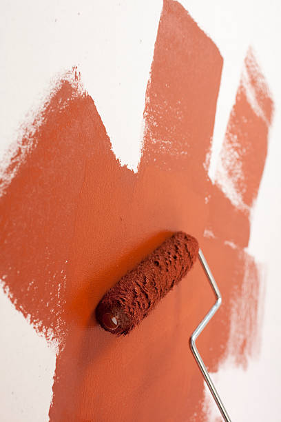 istock Painting old wall new color 186846599