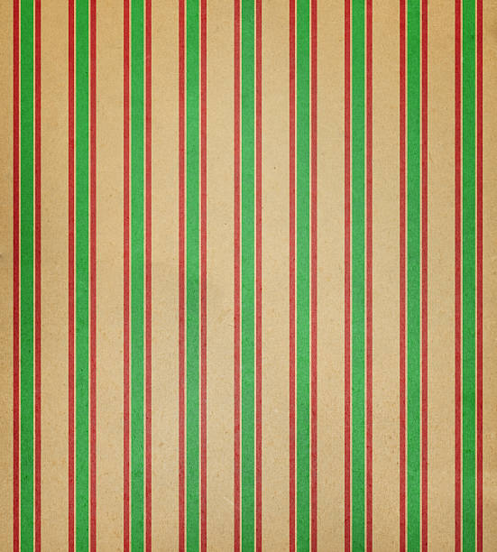 istock brown paper with holiday stripes 186846725