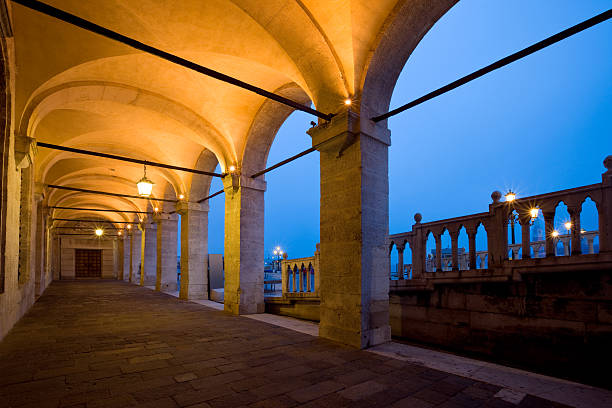 istock Arcades of Venice, Italy 186846821