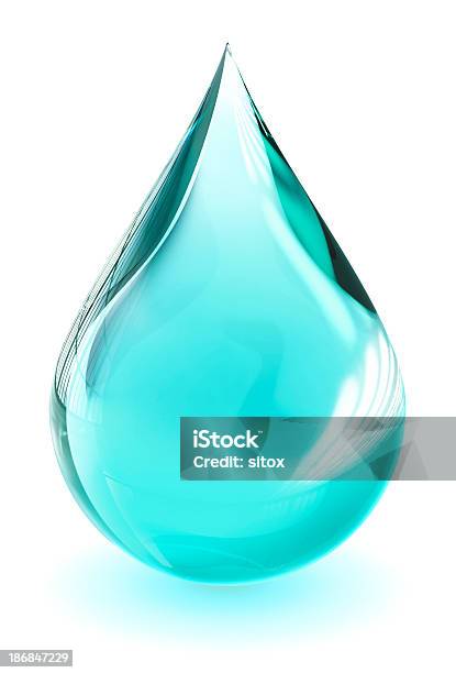 Water Droplet Stock Photo - Download Image Now - Drop, Water, Digitally Generated Image