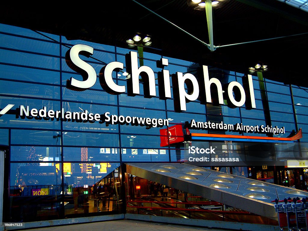 Aeroporto schiphol di Amsterdam - Foto stock royalty-free di Amsterdam Schiphol Airport