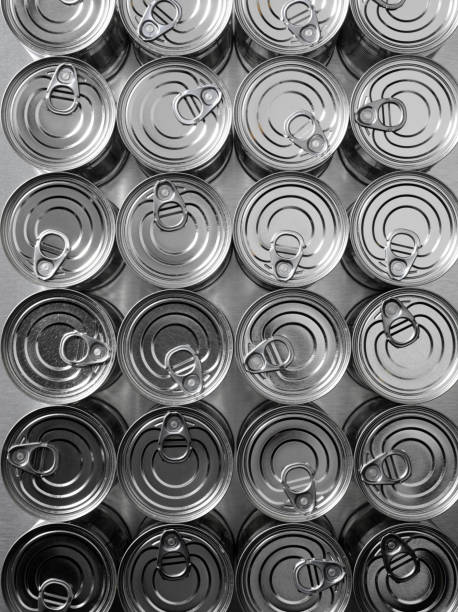istock Lines of Tin Cans 186847541