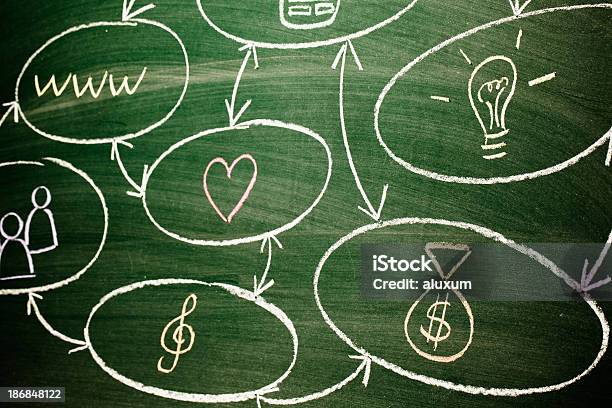 Network Stock Photo - Download Image Now - Arrow Symbol, Brainstorming, Business