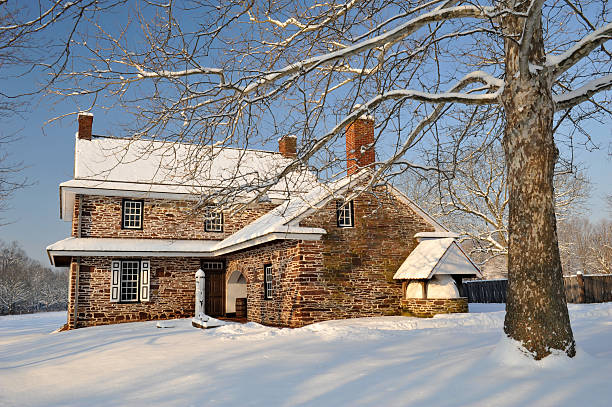 istock Farmhouse in Winter 186848135